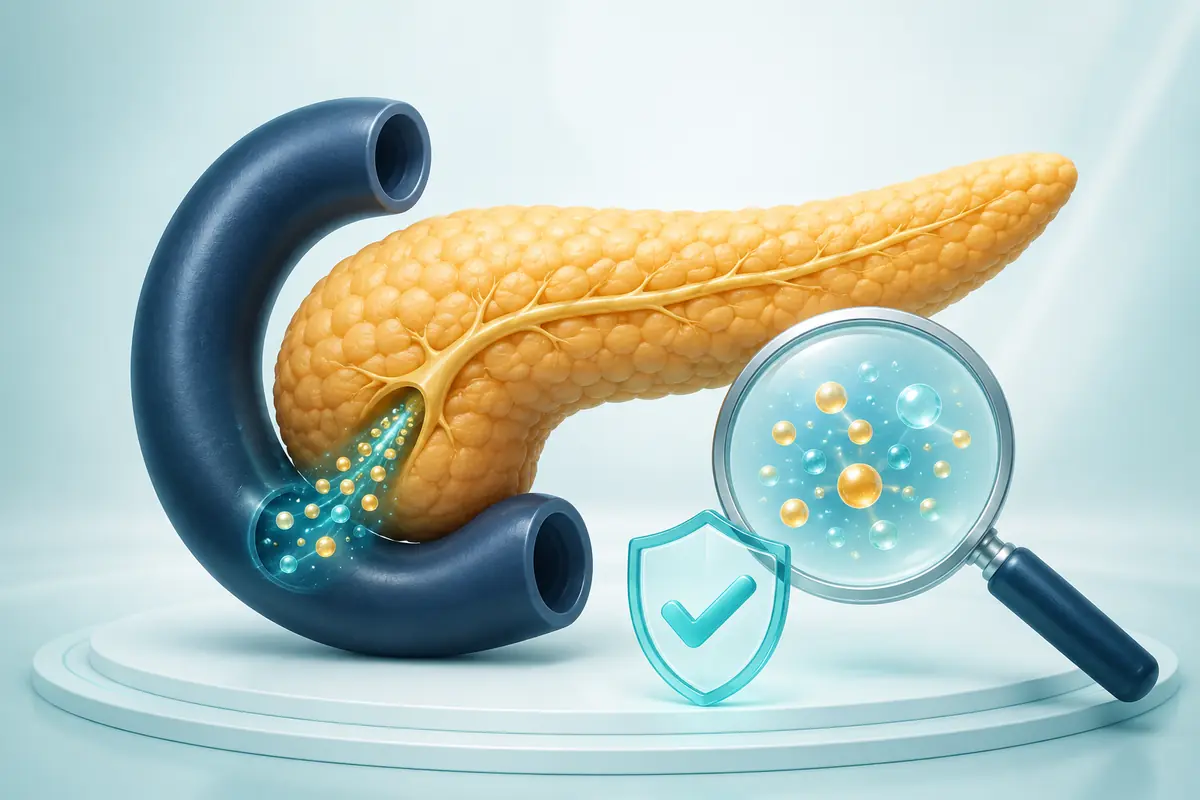 Faecal pancreatic elastase stool test