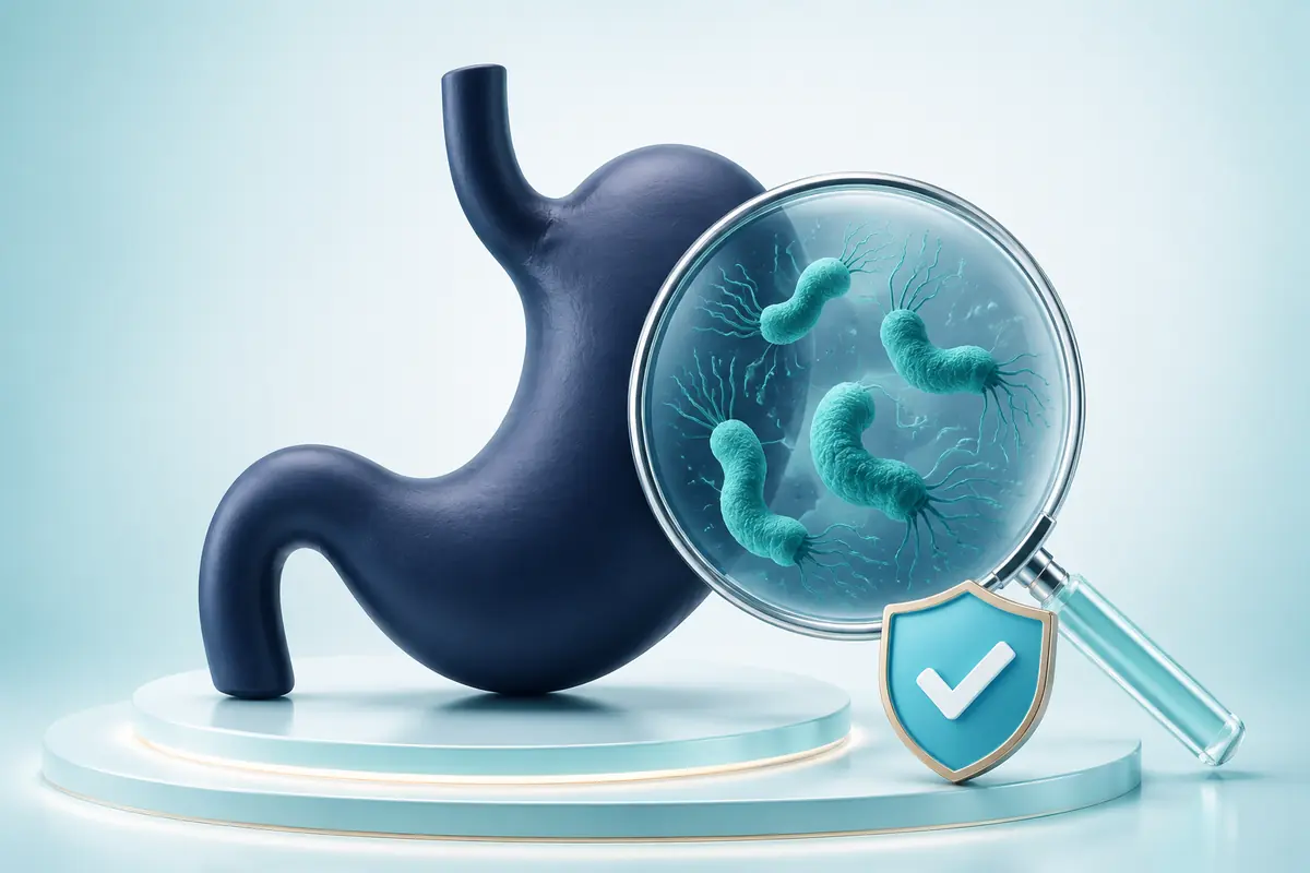 Helicobacter pylori stool antigen test