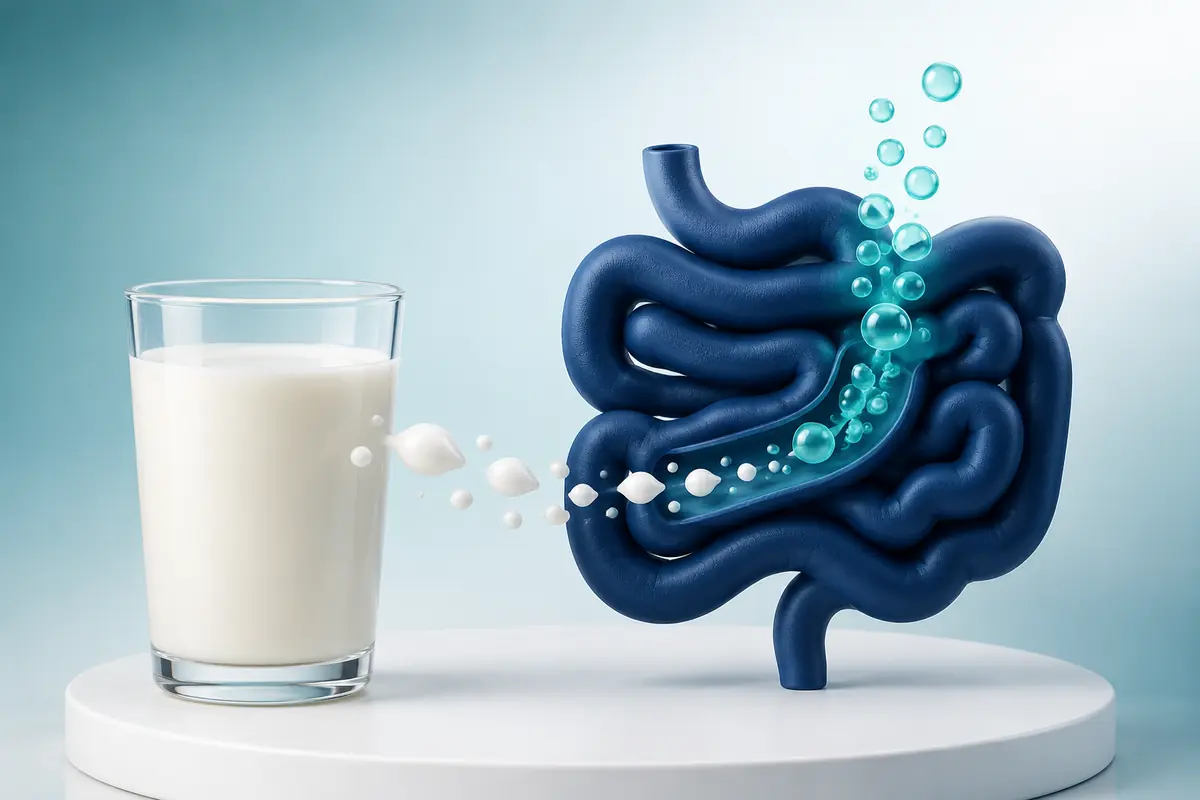 Lactose malabsorption breath test