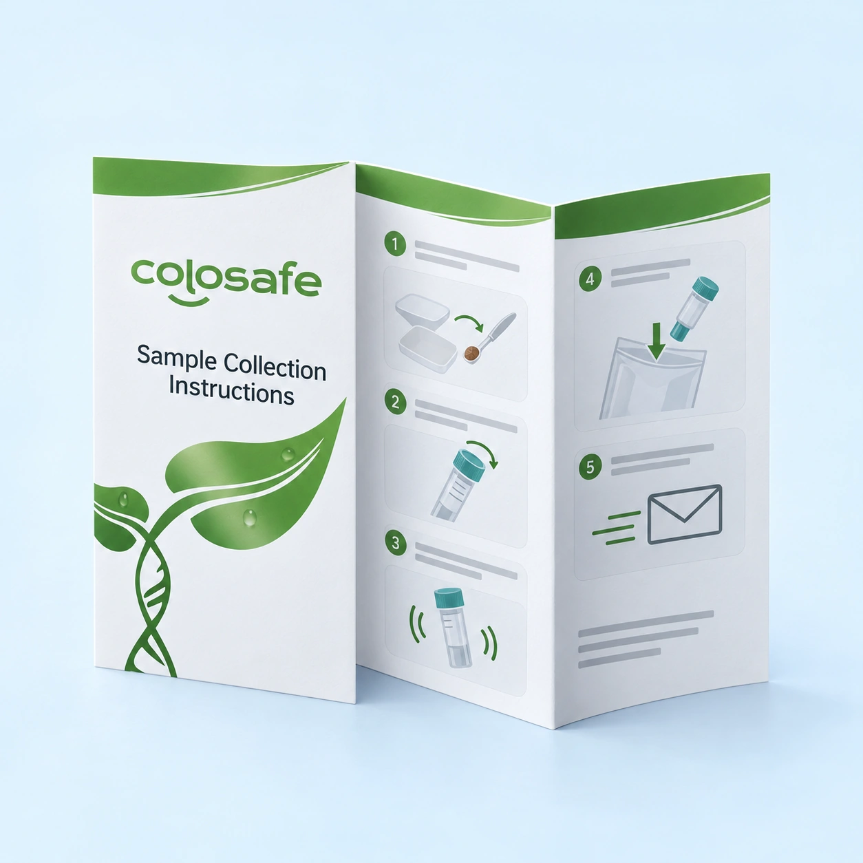 Illustration of the Colosafe instructions leaflet